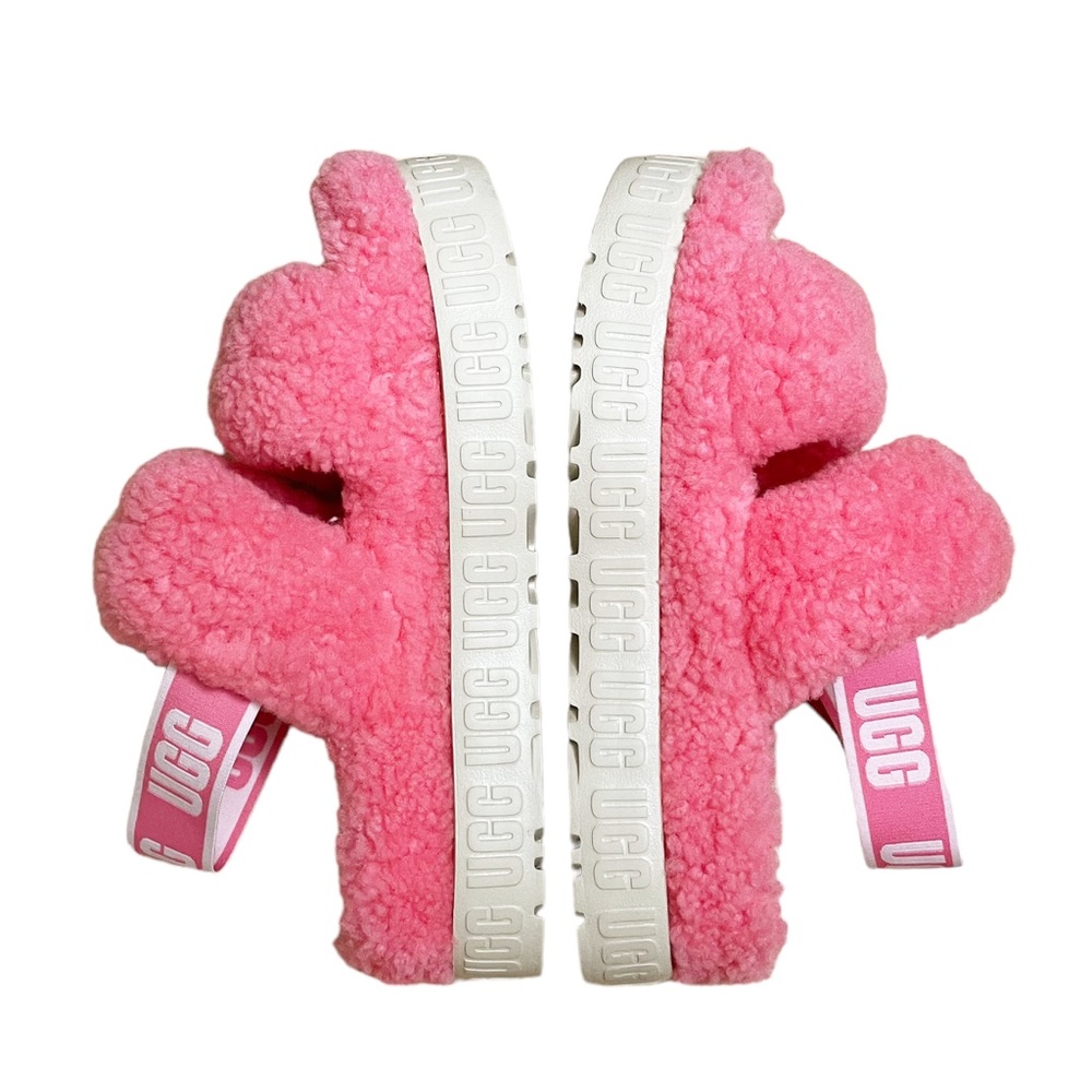 Ugg Oh Fluffita Sherpa Slides Slip On Platform Sa… - image 4